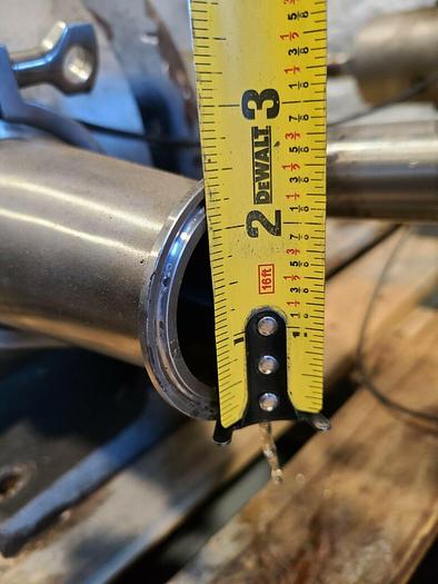 Used Rotary Lobe Pos Displacement Pump Stainless Steel Resin Liquid Pump