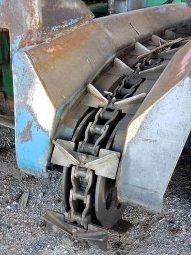 Used VK 450 DEBARKER SELF-CENTERING INFEED CONVEYOR