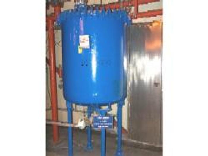 Used Pfaudler 300 gallon #5015 glass lined vacuum receiver