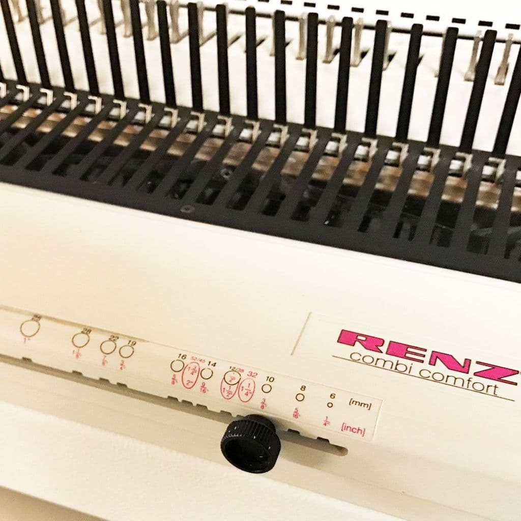 Used Pre-owned Combi-Comfort Electric Comb Binding Machine