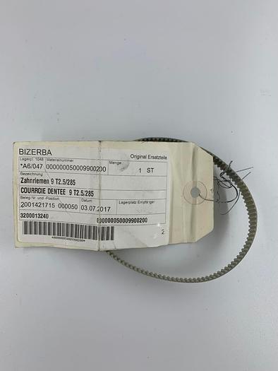 Bizerba Spare Parts Zahnriemen 9 T2.5/285 Part No. 50009900200
