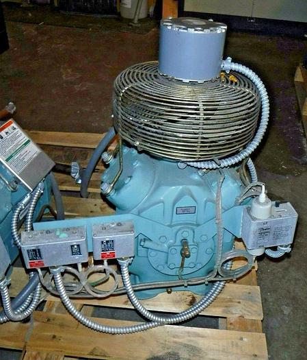 Used Carlyle 06DR0130CA3250 Semi-Hermetic Reciprocating Compressor (208/230V, 2 HP)
