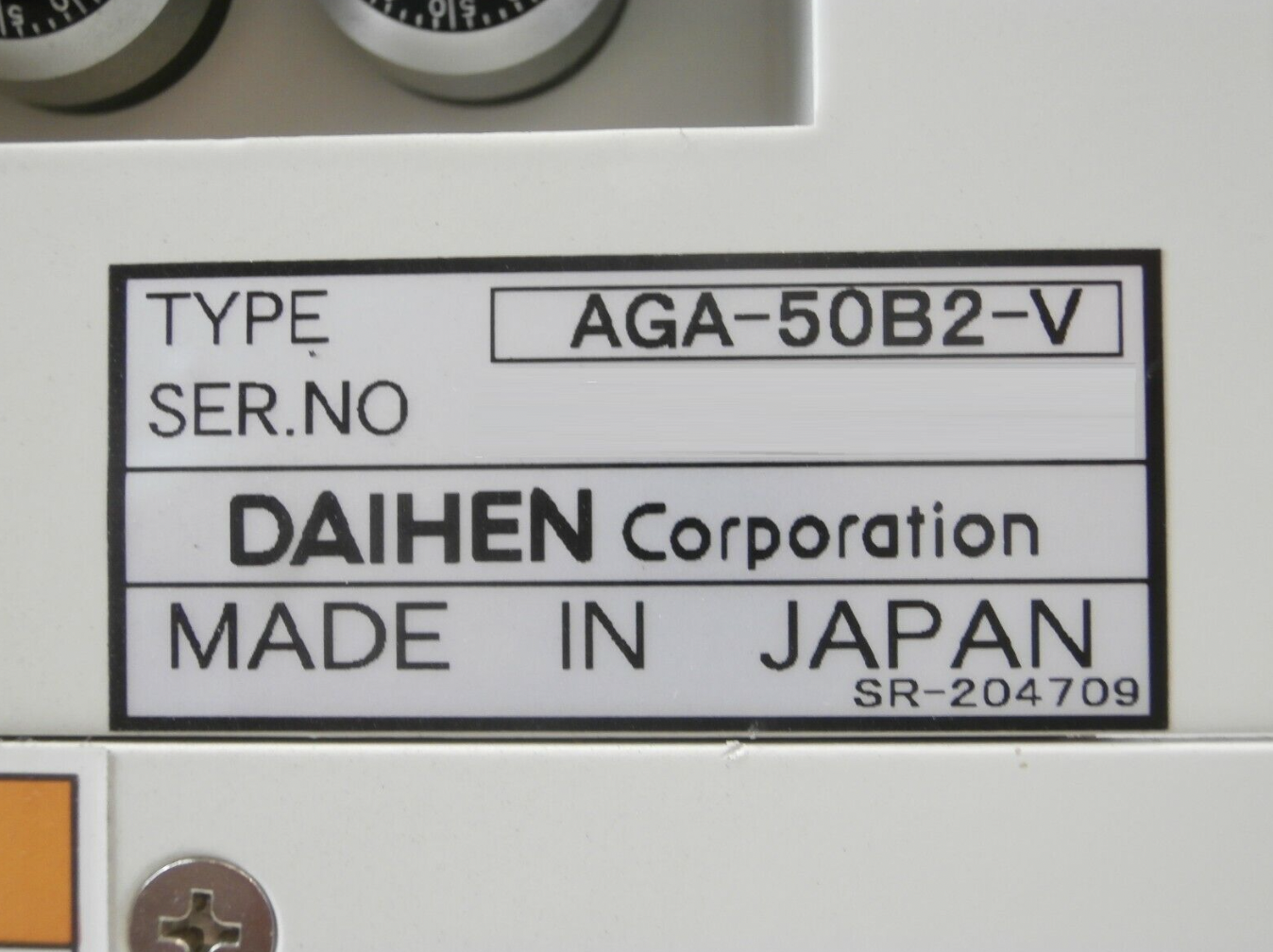 Used Daihen AGA-50B2-V RF Generator DGP-120A2-V TEL 3D80-001479-V1 Bent Panel Tested