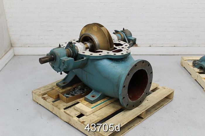 Used Worthington 8LN-18 Split Case Pump, Cast Iron Casing #43705