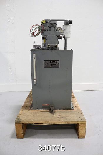 Used Parker H2-3.7K3X7437 Hydraulic Unit #34077
