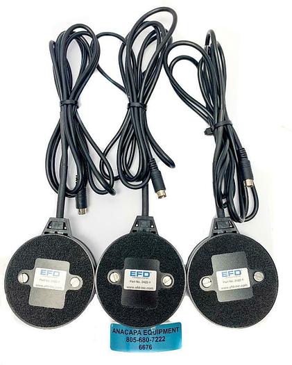 Used Nordson EFD 2422-1 Omnidirectional Foot Switch for Dispensing lot of 3 (6676) W