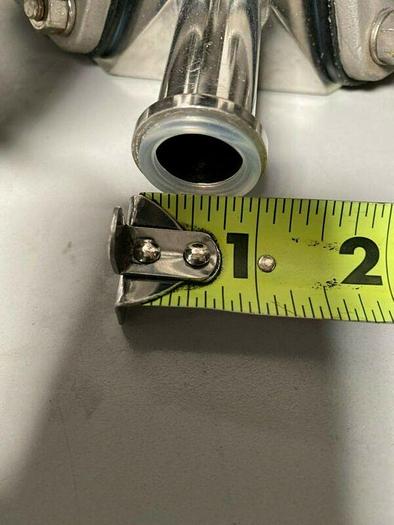 Used 5 ITT Sherotec Stainless Steel Diaphragm Valves w/ Position Monitors