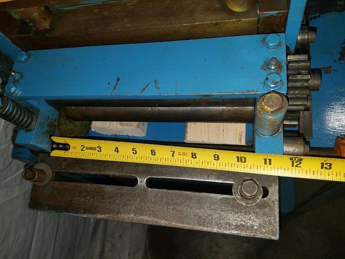 Used Standard 10" Stock Straightener Camber Leveler Roll Feed For Metal Stamping