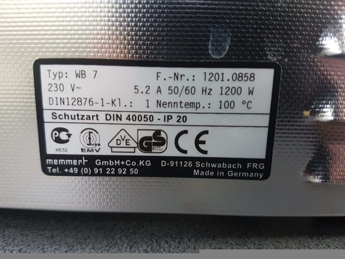 Used MEMMERT WB7 Hot Water Bath