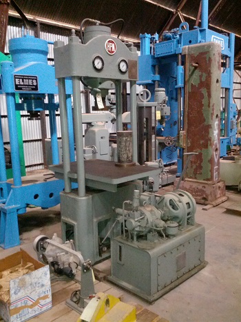 Used 75 Ton HPM 4-Post Hydraulic Press; S/N 41-240;