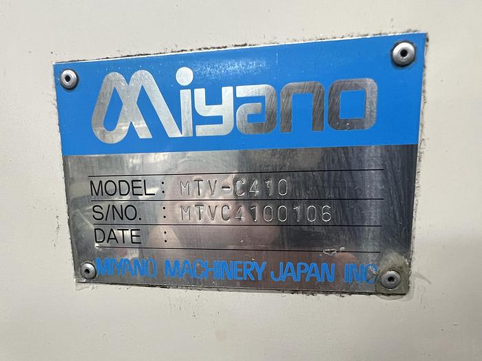 Used 1999 Miyano MTV-C410 Vertical Machining Center w/ 2 Pallet Changer