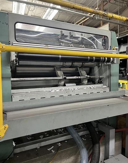 Used 57" (1450mm) PEMCO DUAL ROATARY KNIFE SHEETER MODEL SHM 1450-DR