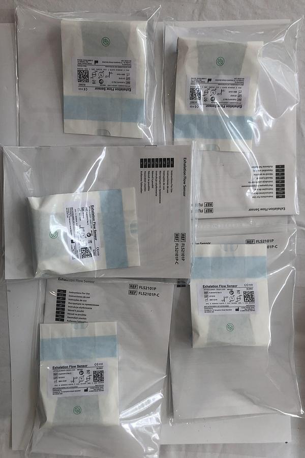 Medtronic Newport e360 Exhalation Flow Sensor Box of 5  FLS2101P-C