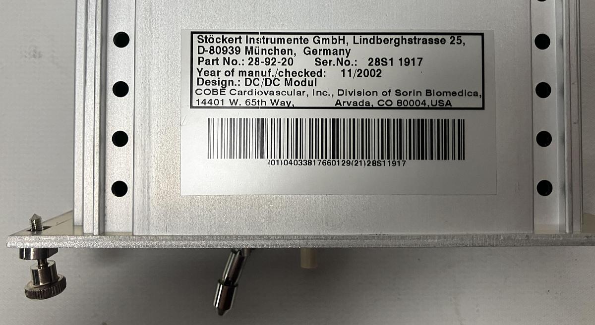 Refurbished LivaNova Stockert S3 DC/DC Module