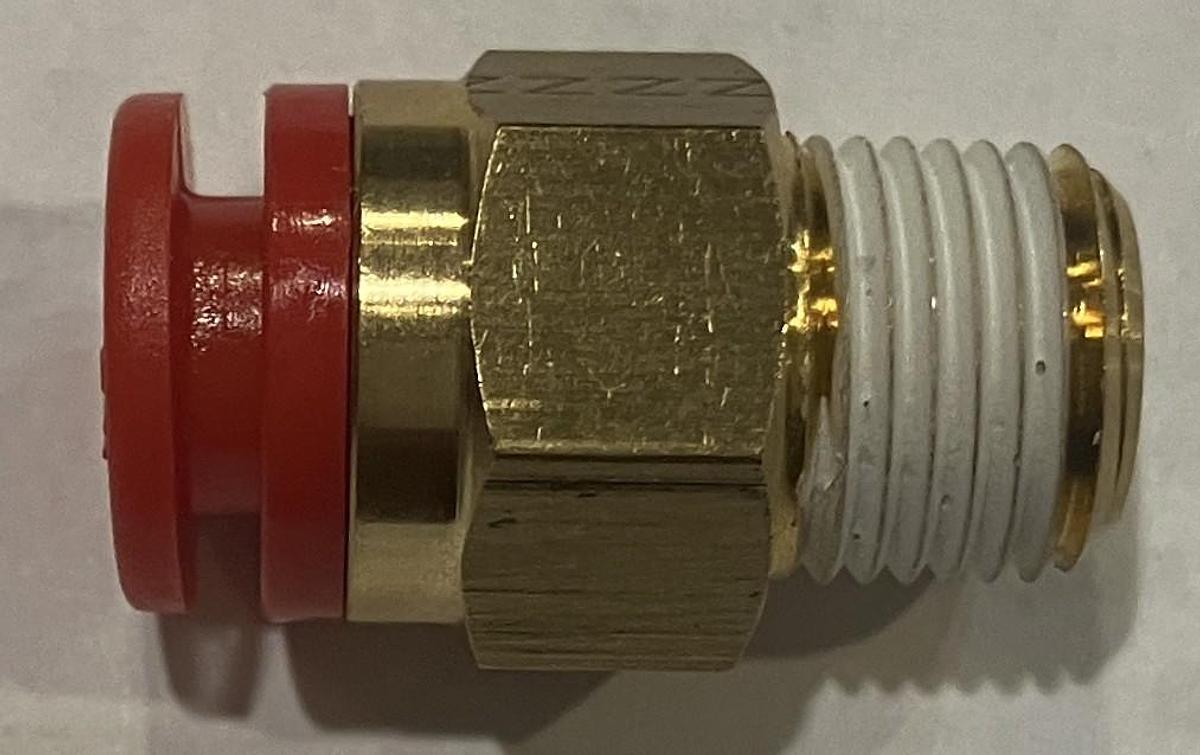 Draeger Resuscitaire 1/4" O.D. Tubing Connector MU11406