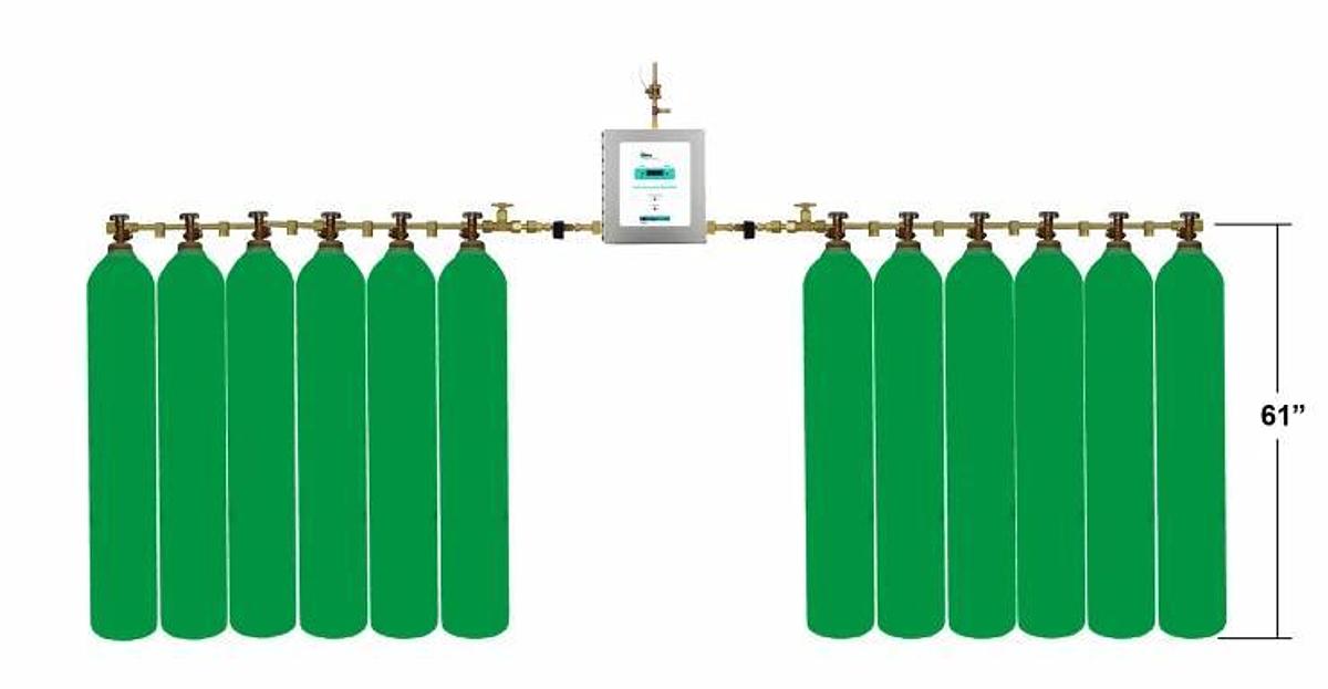Ohio Medical Header Kit 261667-06 Breathing Air HEADER KIT Manifold