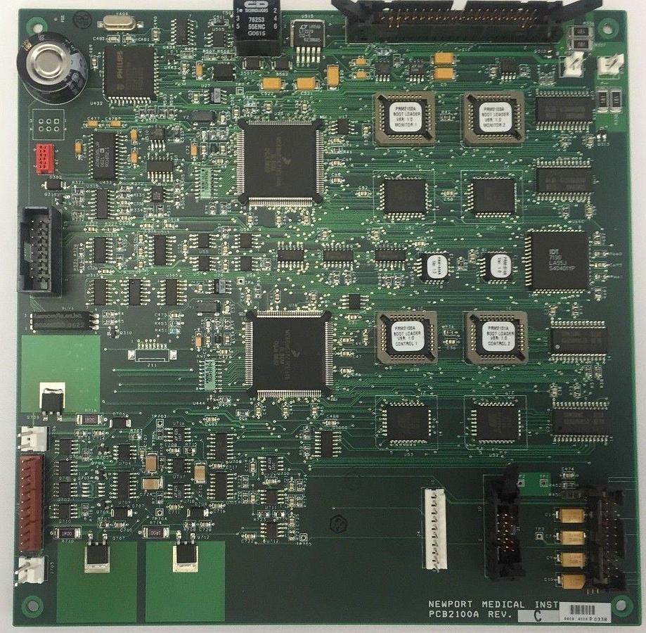 Used Medtronic Newport e360 Main PCB US Software GR107021