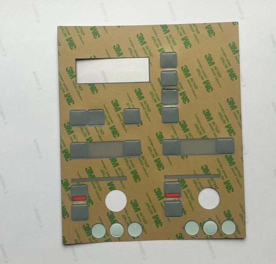 LivaNova Stockert S3 Double Pump Head Keypad Overlay