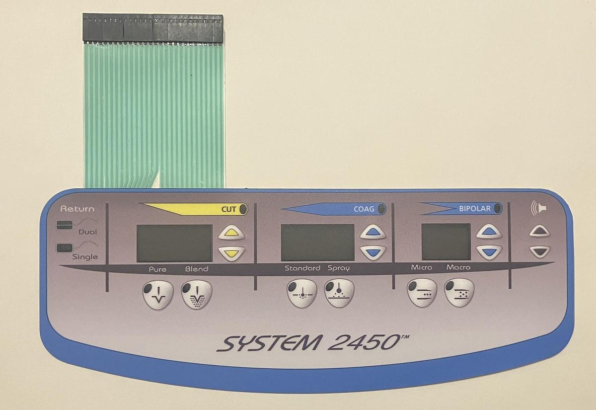 Conmed System 2450 Control Panel Keypad  DM62-6919-001