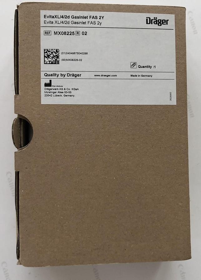 Draeger Evita XL/4/2d Gas inlet FAS 2 year kit  MX08225
