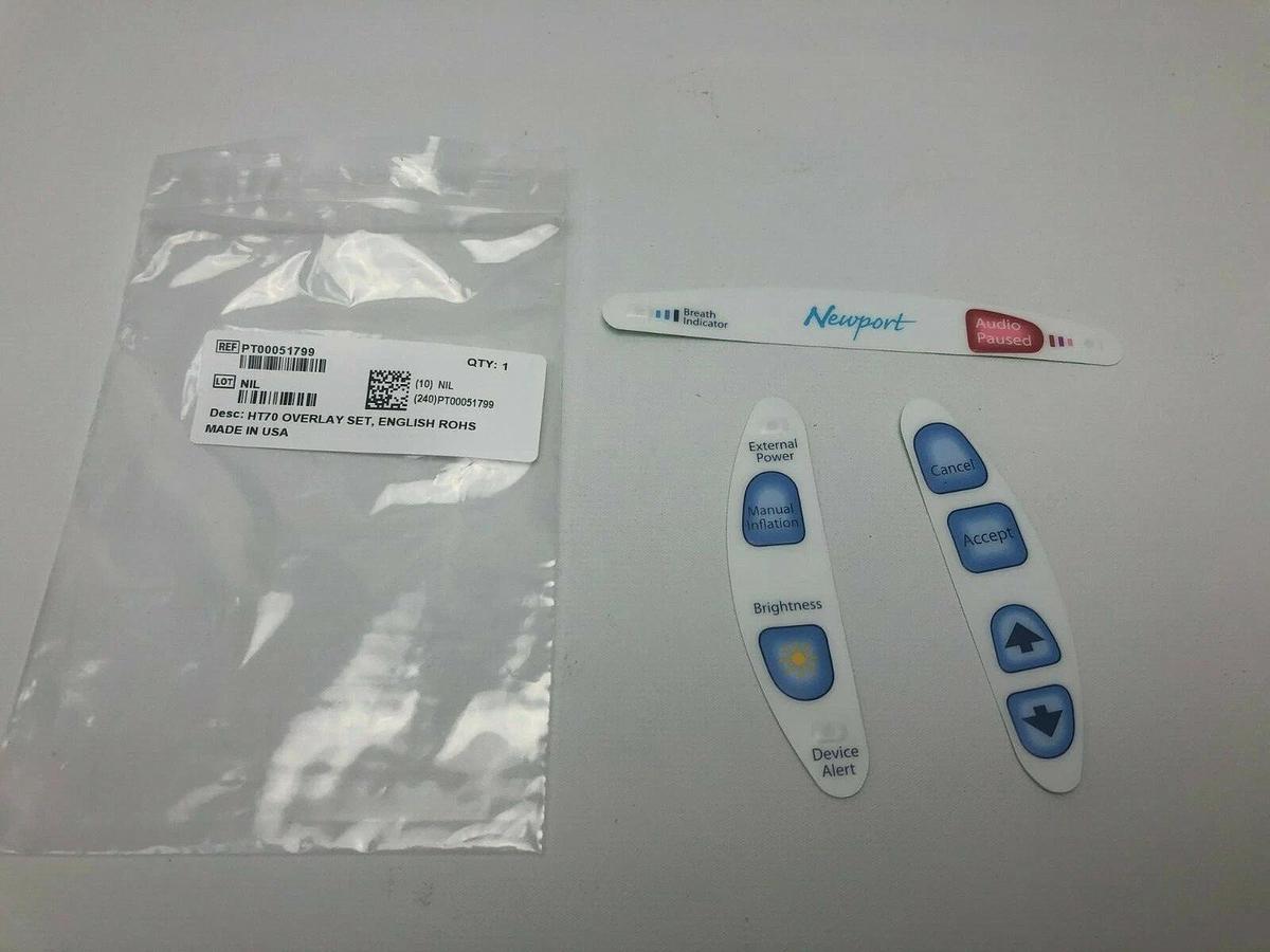 Medtronic Newport HT70 Label Membrane Set
