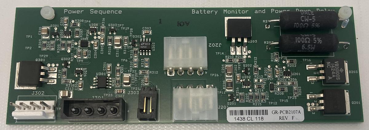 Used Medtronic Newport e360T Power Sequence PCB