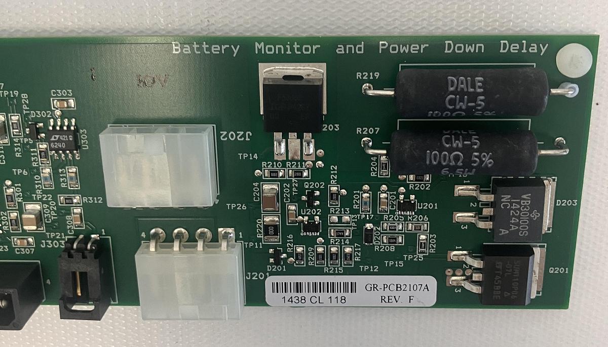 Used Medtronic Newport e360T Power Sequence PCB
