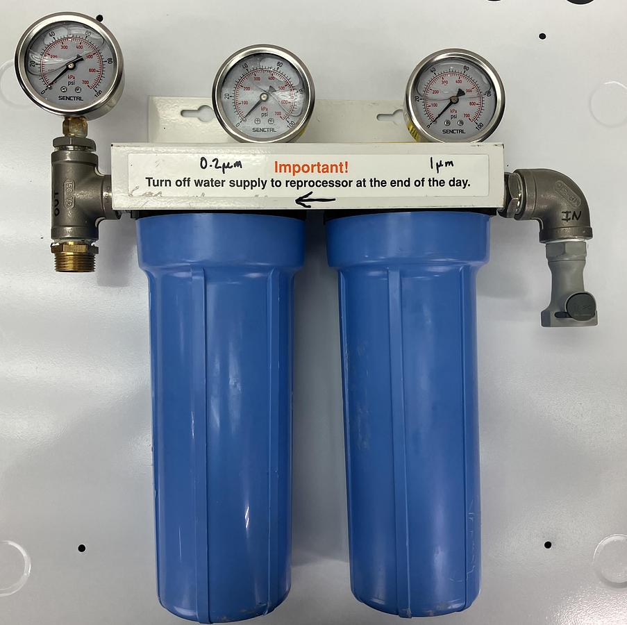 Refurbished Steris Medivators CER Series Water filtration filter assembly  CER-1076