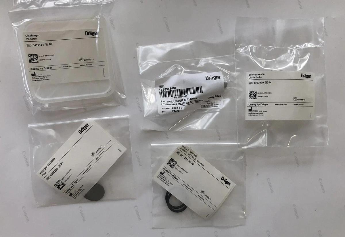 Draeger Evita XL/4/2d Gas inlet FAS 2 year kit  MX08225