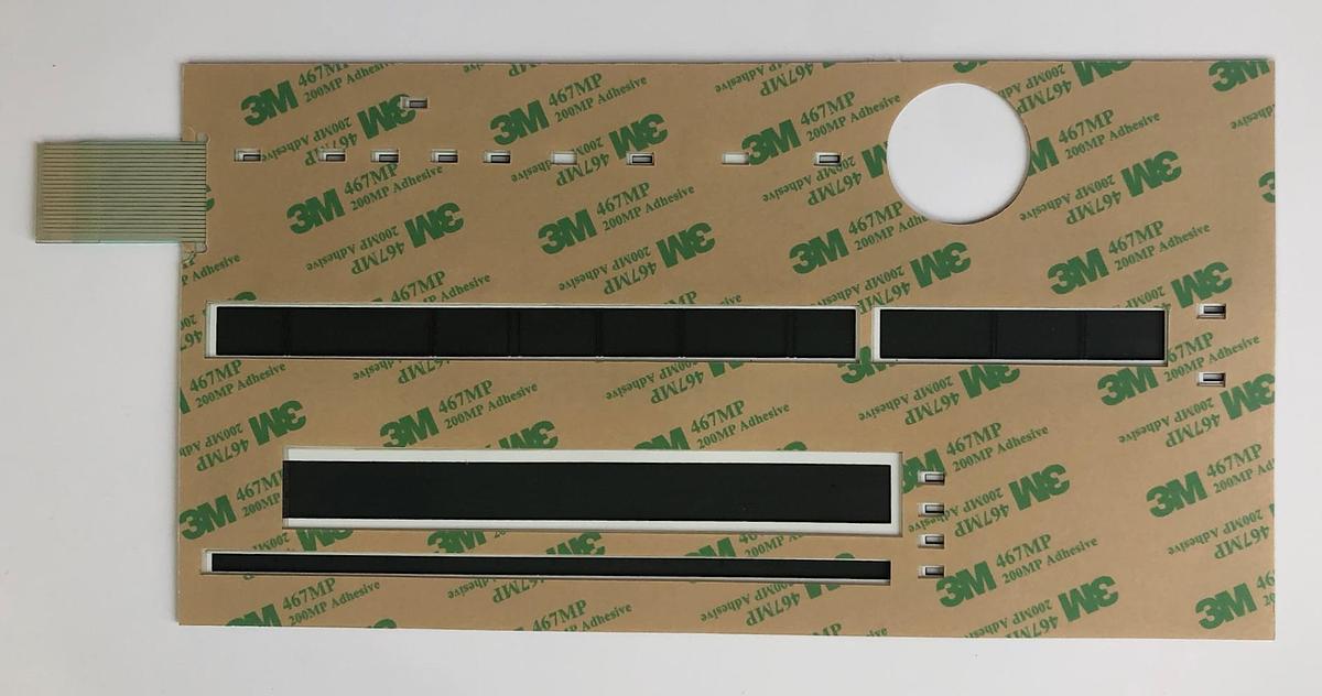 Used Zoll LTV 950 Keypad Overlay  10953-2