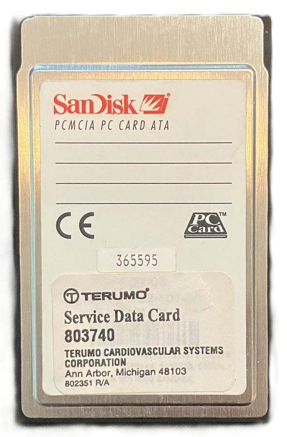 Terumo System 1 CCM Service Card