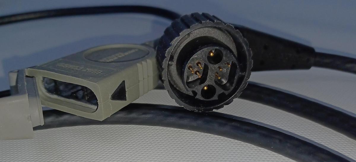 Used Stryker PhysioControl Lifepak 20/20e QUIK-COMBO Therapy Cable 11110-000040