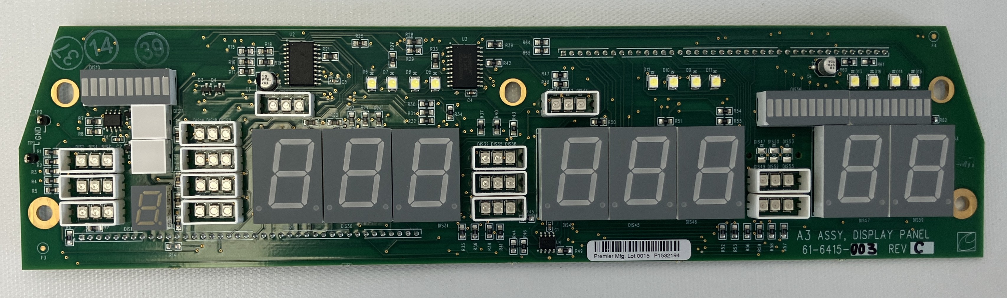 Refurbished Conmed System 5000 A3 Display Panel PCB  61-6415-003