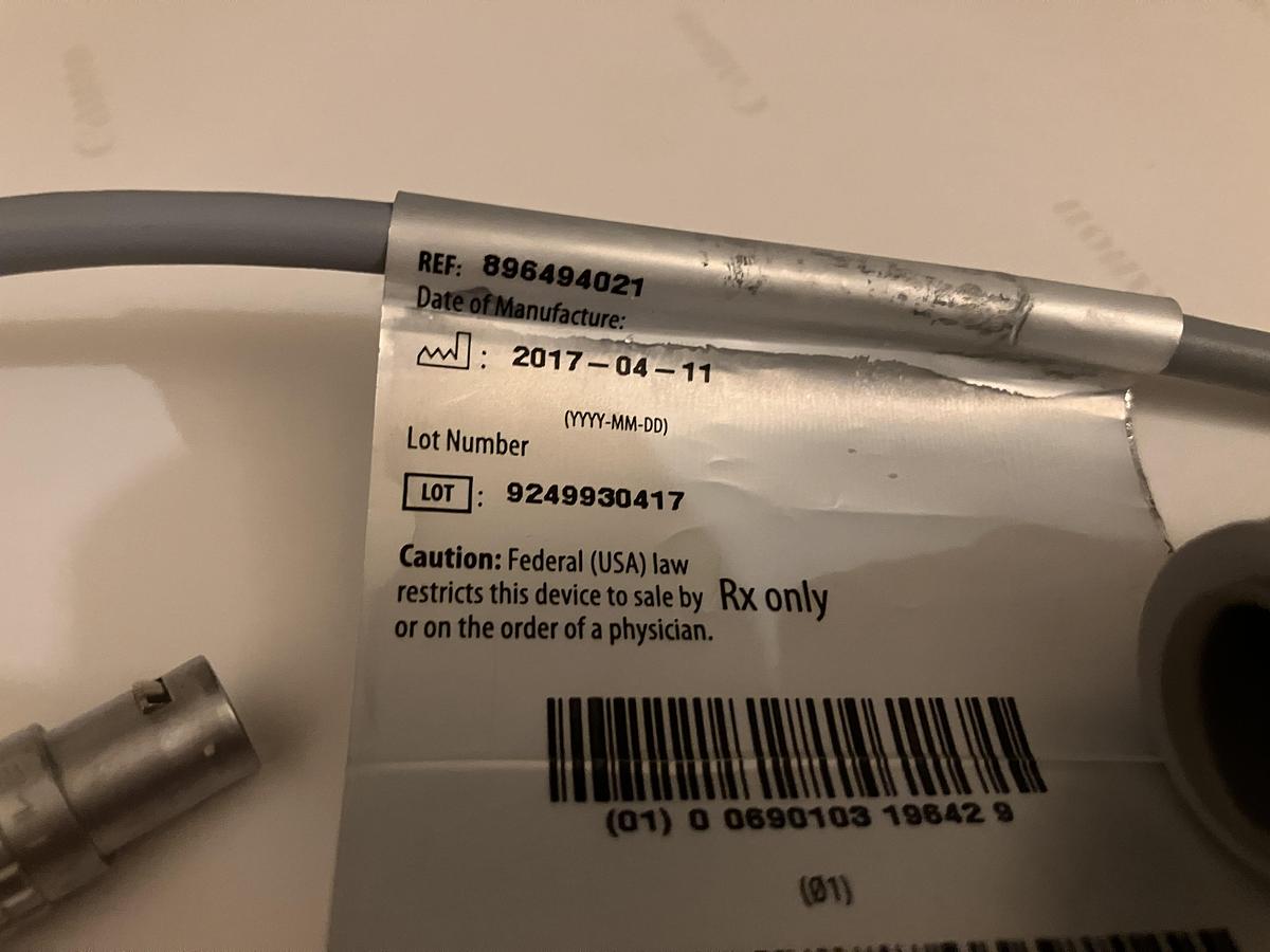 Used Terumo Cardiovascular IBP Interface Cable