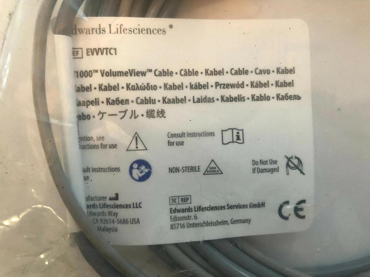 Edwards Lifesciences EV-1000 VolumeView Interface cable