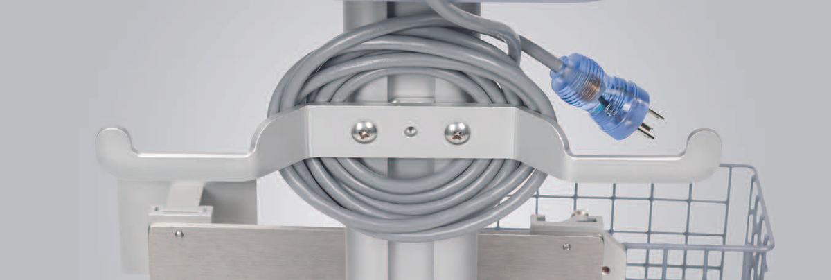 Used Zoll Infant Flow SiPAP Cord Wrap Bracket