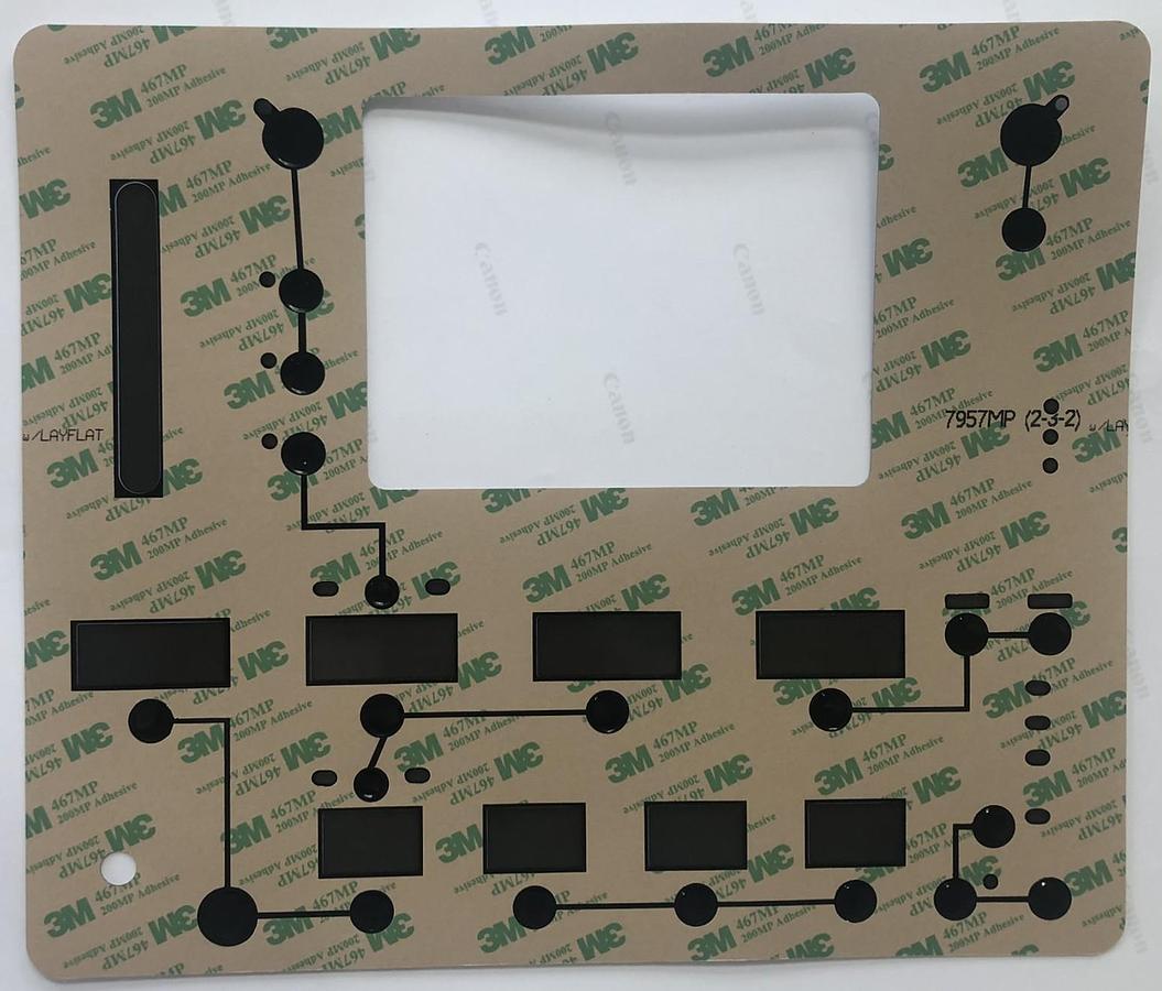 Medtronic Newport e360 Front Panel Overlay Spanish OVR2101M