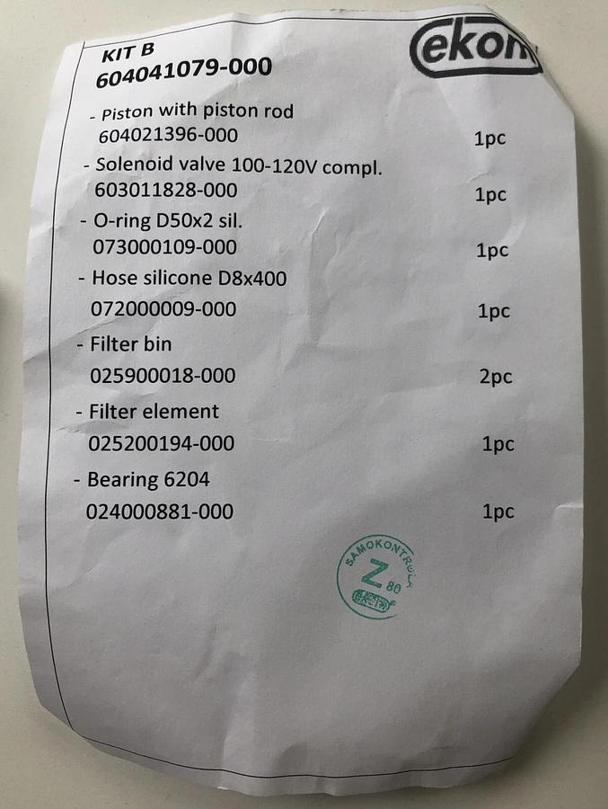 Medtronic Newport C235 Air Compressor 8000 hour PM kit 604041079