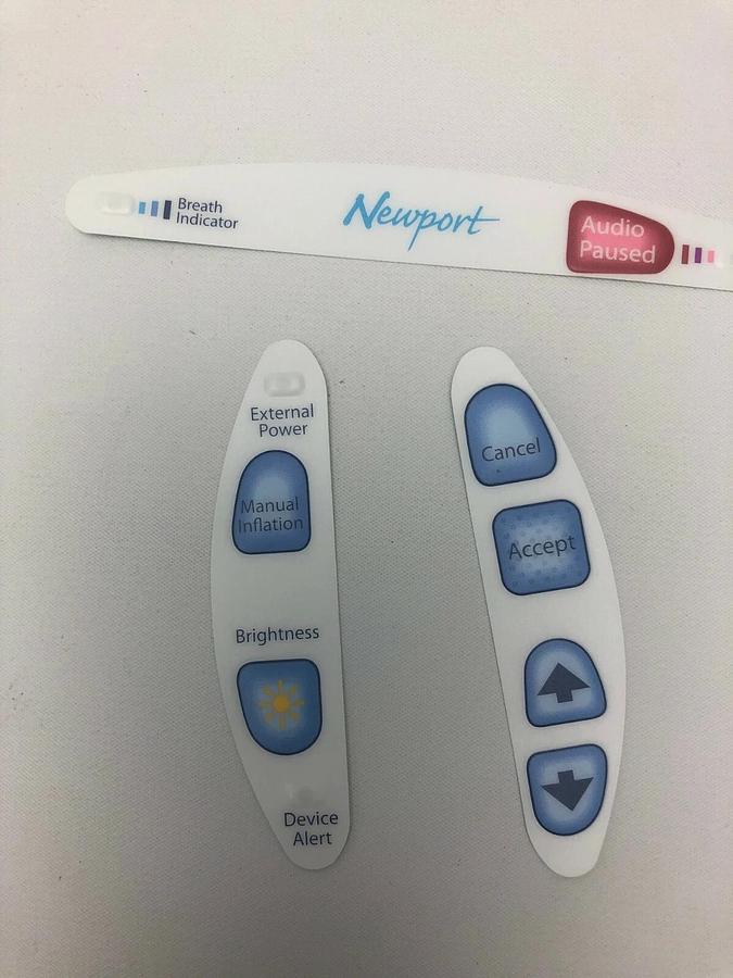 Medtronic Newport HT70 Label Membrane Set