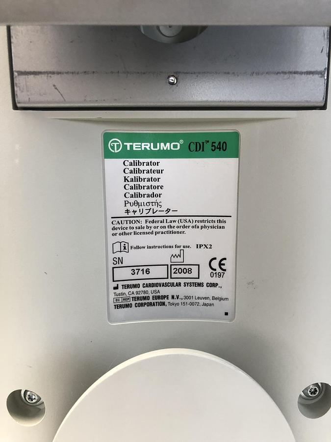 Refurbished Terumo CDI-500 Blood Gas Monitor