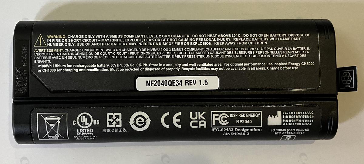 Verathon BladderScan Prime Plus Battery