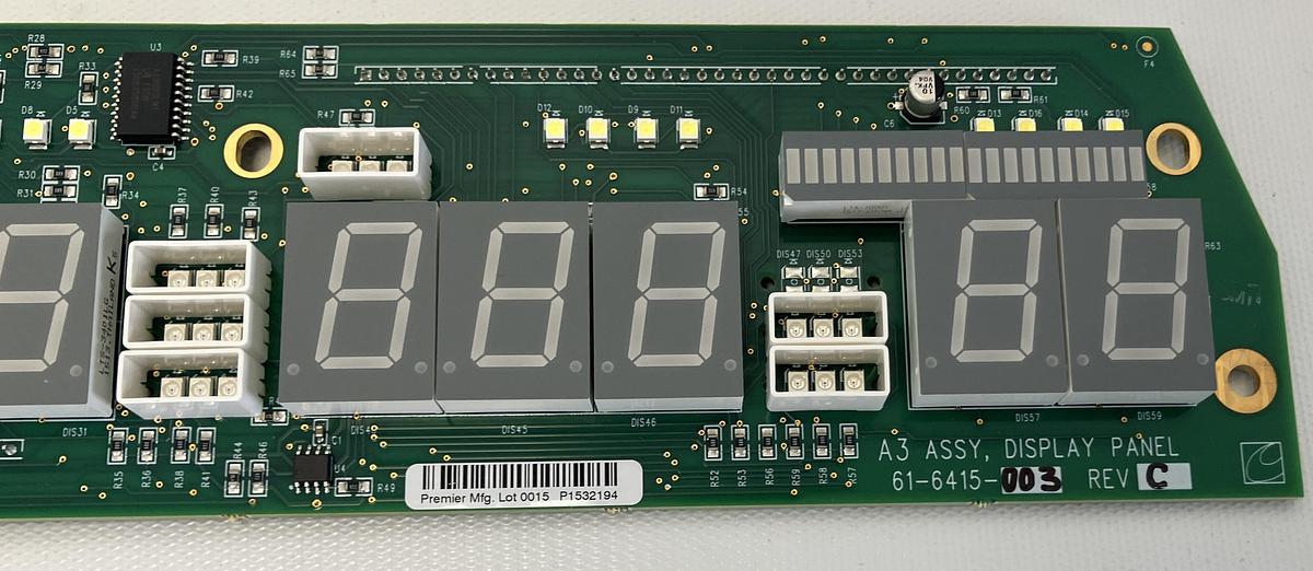 Refurbished Conmed System 5000 A3 Display Panel PCB  61-6415-003