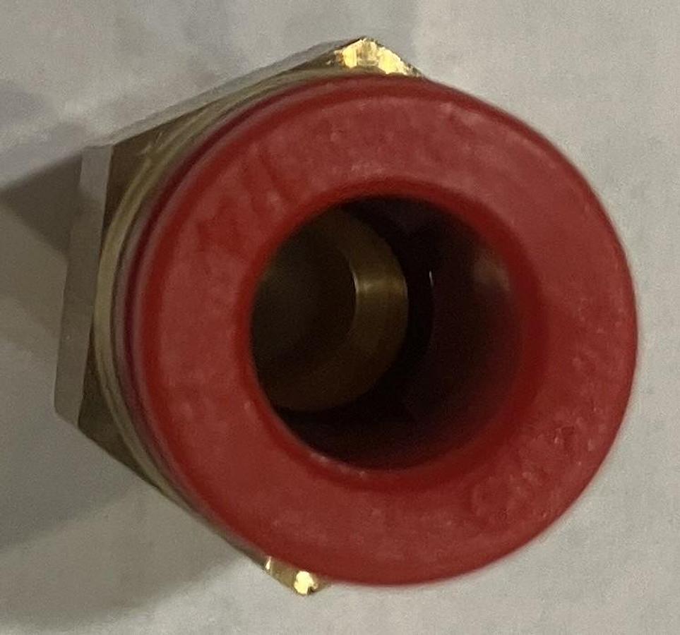 Draeger Resuscitaire 1/4" O.D. Tubing Connector MU11406