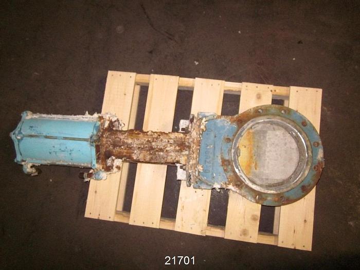 Used Dezurik  Air Operated Knife Gate Valve, 10" #21701