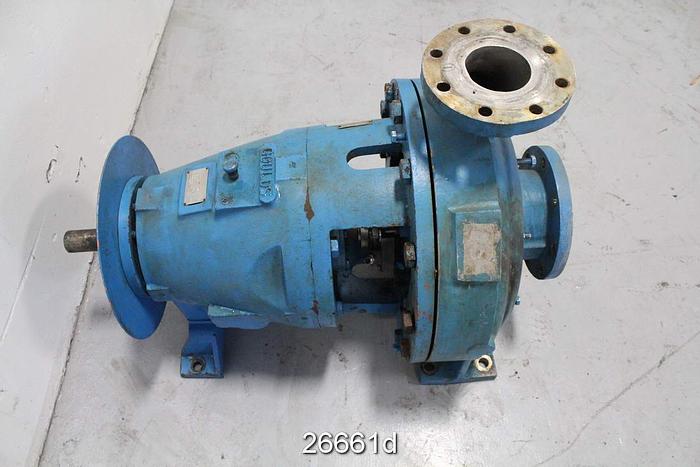 Used Goulds 3175 Goulds 3175, 4X6X18, 5 Vane Impeller, 16.12" Diameter Impeller, Stainless Steel Casing, Stainless Steel Impeller, Stainless Steel Stuffing Box, Stainless Steel Suction Side Plate, Mehcnical Seal #26661