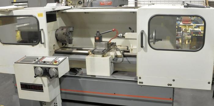 Used 17″ x 45″ Clausing Metosa EL-1745CS CNC Tool Room Lathe W/Fagor 800T CNC Control