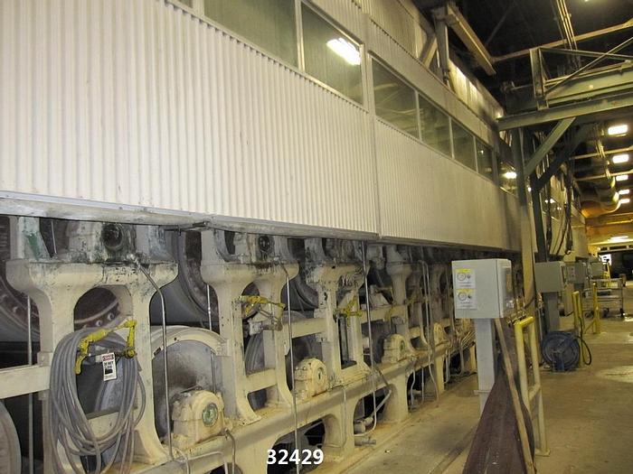 Used Rice Barton 48"x115" 24 Cans Dryer Section #32429