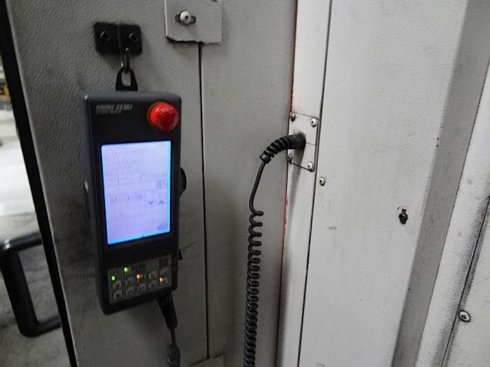 Used MORI SEIKI RL253 TWIN SPINDLE CNC CHUCKER WITH GANTRY LOADER