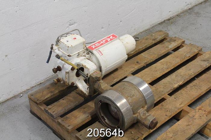 Used Valtek 6" Air Open V-Ball Valve #20564