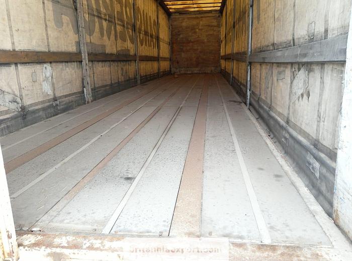 Used 1996 FRUEHAUF Full steel frame tri axle with lifting roof